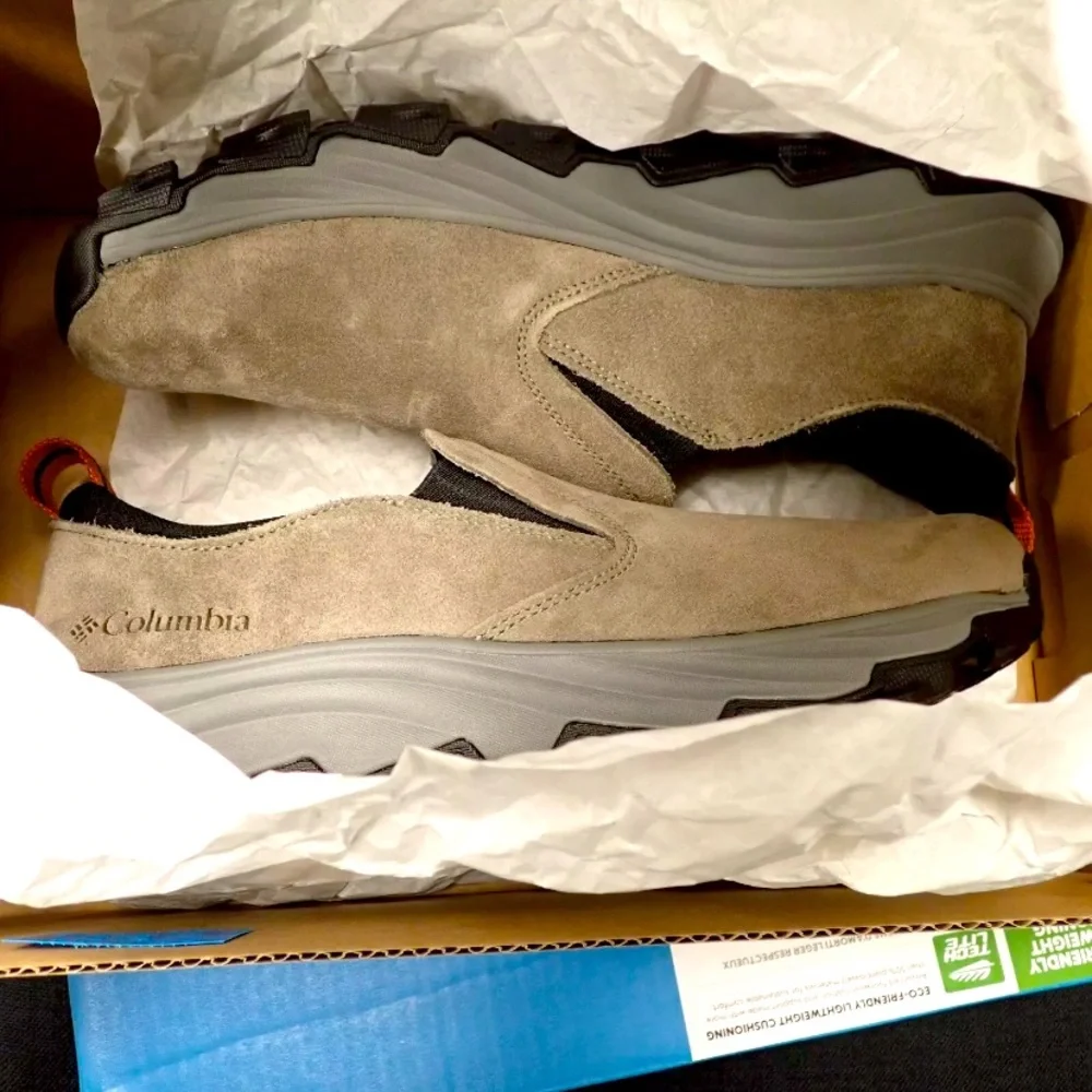 Columbia Men's Globe Adventurer Slip-On Suede Hiking Trail Walking Shoe Size 10